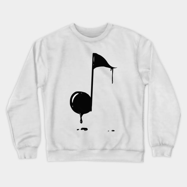 Leaking musical Note design Crewneck Sweatshirt by Immarts